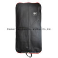 Personalizado impresso preto não-tecidos botão dobrável vestuário cobrir saco